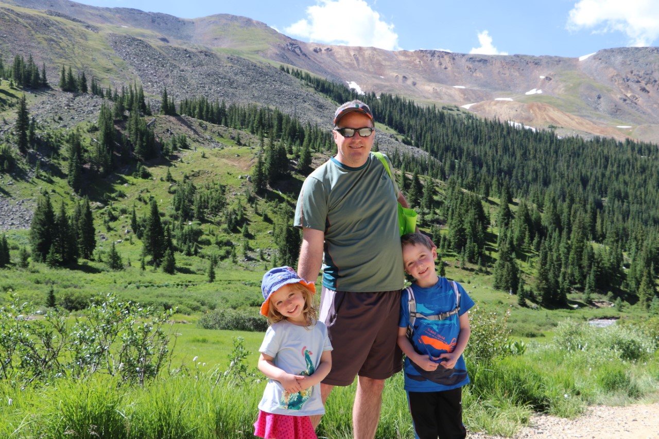 James and his kids