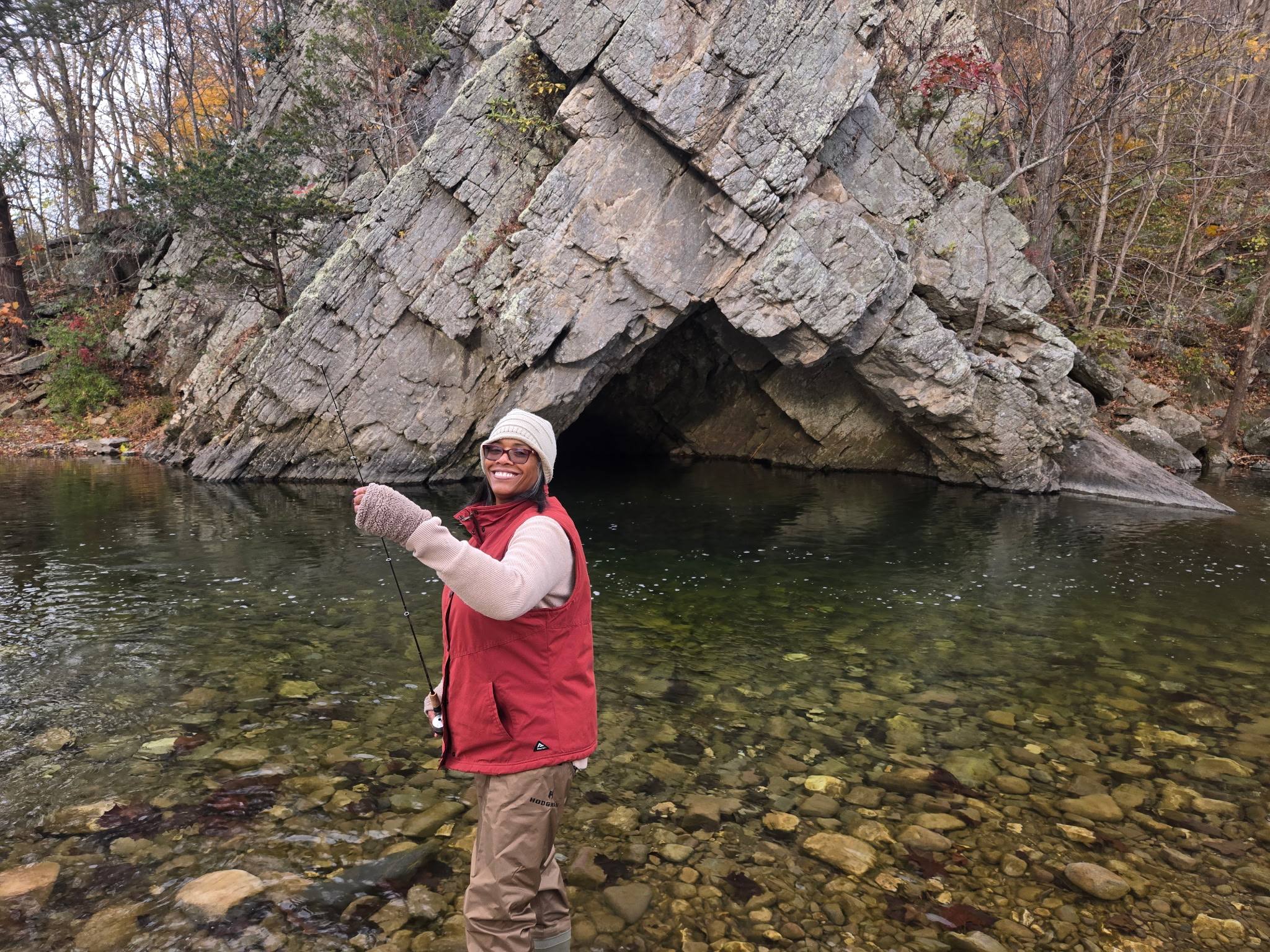 Melissa fishing